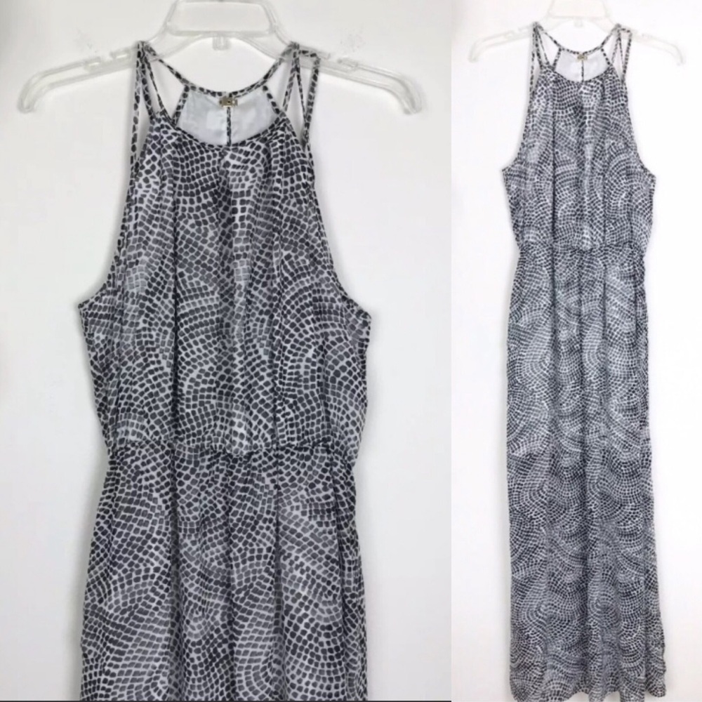 H&M Mosaic Maxi Summer Sundress Side Slit
Size 8
